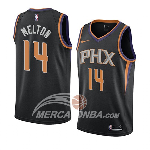 Maglia NBA Phoenix Suns De'anthony Melton Statement 2018 Nero